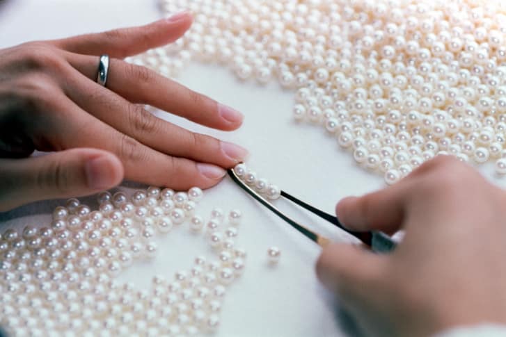 proceso de selección de perlas