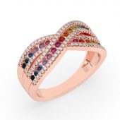 Anillo oro rosa RBSA05