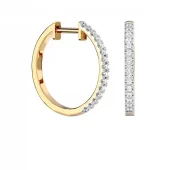 Pendientes oro amarillo BOD030