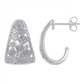 Pendientes oro blanco BJX31