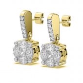 pendientes oro amarillo BOMP4