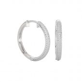 pendientes oro blanco CRKT07