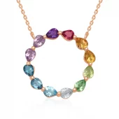 Collar oro rosa CLKC11