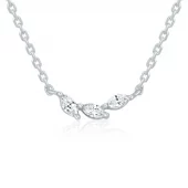 Colar oro blanco CBVK03