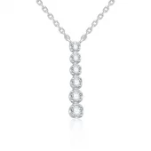 Collar oro blanco CBVK01