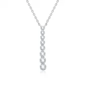 Collar oro blanco CBVK02