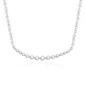 Collar oro blanco CBVK06