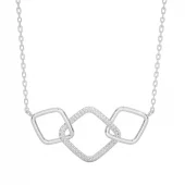 Collar oro blanco CEKT14