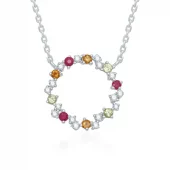 Collar oro blanco CLKC15