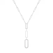 Collar oro blanco CPC02