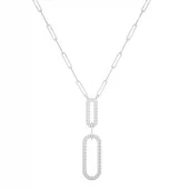 Collar oro blanco CPC03