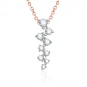 Collar oro rosa CBVK13