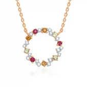 Collar oro rosa CLKC15