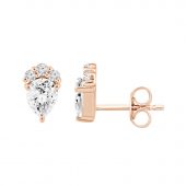 Pendientes oro rosa BFC01