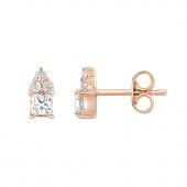 Pendientes oro rosa BFC05