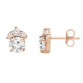 Pendientes oro rosa BFC08