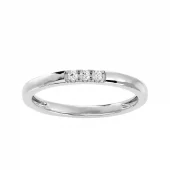 Anillo de oro blanco RL020