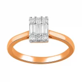 Anillo de oro rosa BP02