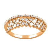 Anillo de oro rosa BP03