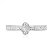 Anillo de oro blanco SABA01