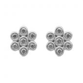 Pendiente de oro blanco 2180422