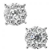 Pendientes de oro blanco 2180391