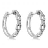 Pendientes de oro blanco 2180755